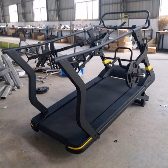 Высококачественная стальная кардиотренировка, оборудование для фитнеса, тренажерного зала, регулировка магнитного сопротивления, механическая беговая дорожка